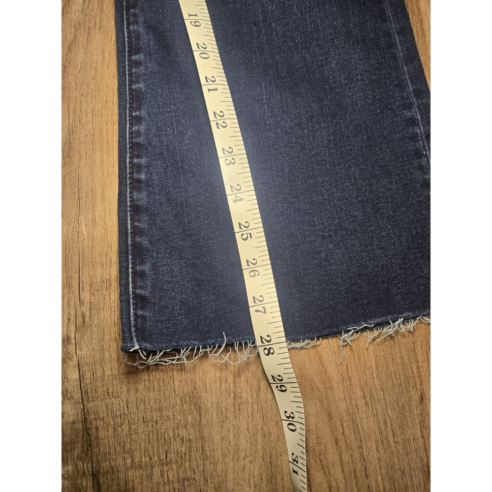 Seven for All Mankind brand bootcut jeans with a distressed, raw hem Size 28 - Picture 5 of 5